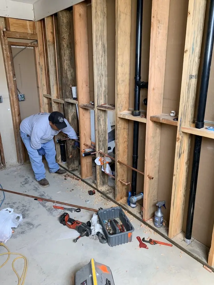 Commercial rough-in plumbing for Gas Line Repair in Ilchester